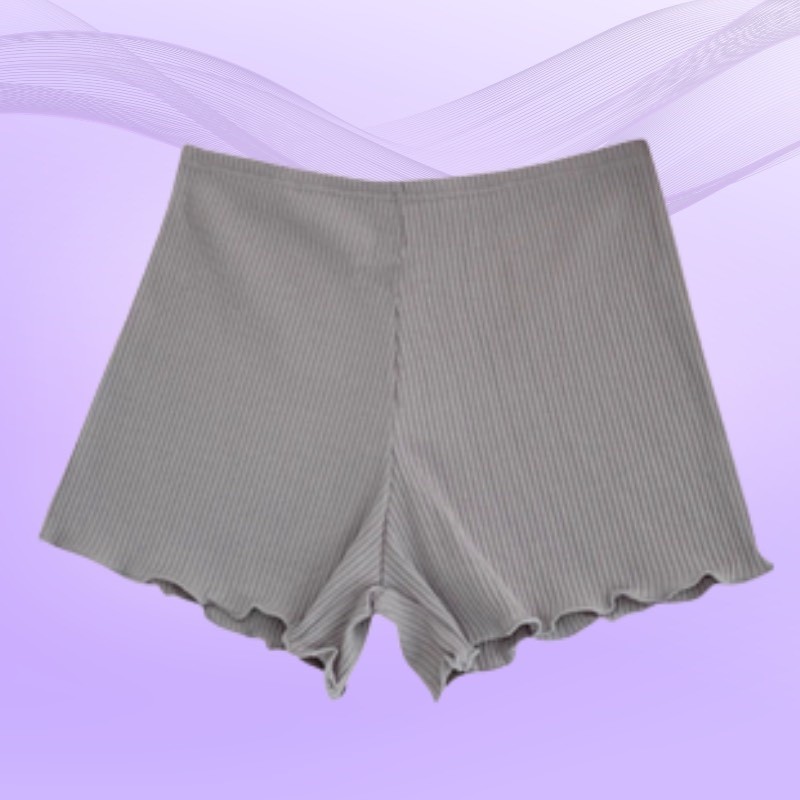 Quần đùi mặc trong váy cotton gân tăm co dãn thoải mái DORIS - 900