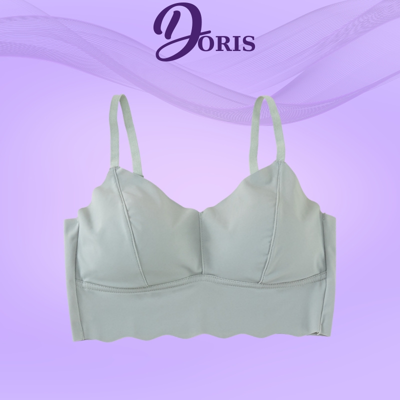 Áo Bra Chất Vải Co Giãn Mềm Mại Không Gọng Phong Cách Hàn Quốc Chống Chảy Xệ DORIS 6807