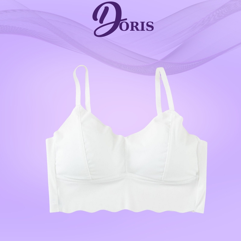 Áo Bra Chất Vải Co Giãn Mềm Mại Không Gọng Phong Cách Hàn Quốc Chống Chảy Xệ DORIS 6807