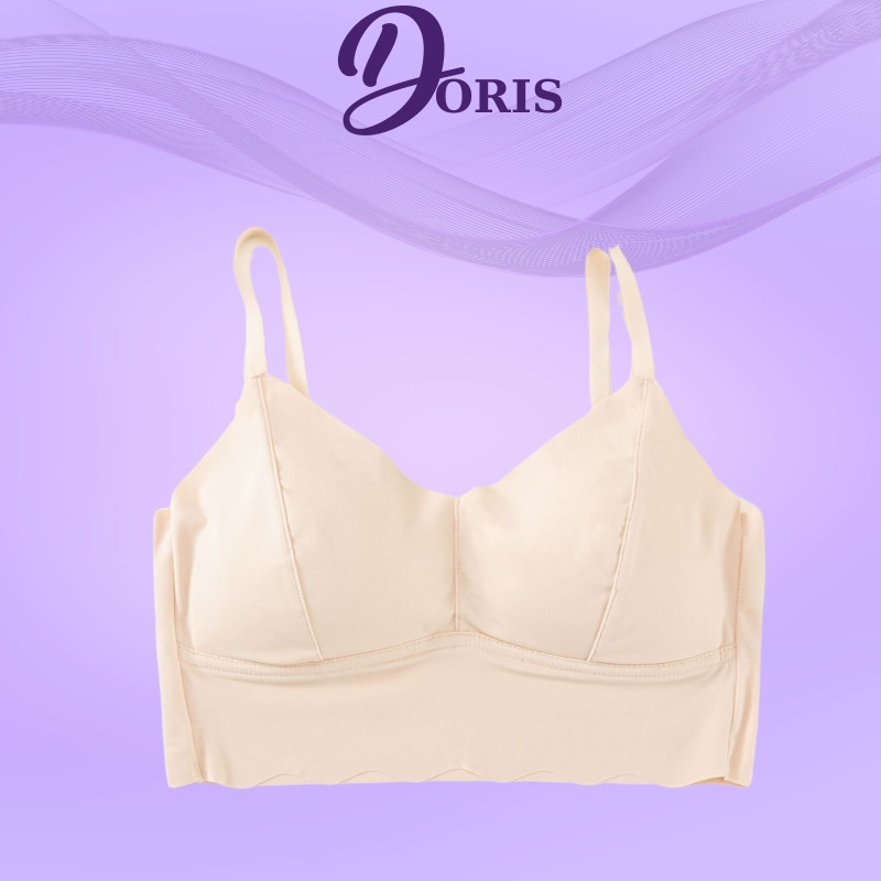 Áo Bra Chất Vải Co Giãn Mềm Mại Không Gọng Phong Cách Hàn Quốc Chống Chảy Xệ DORIS 6807