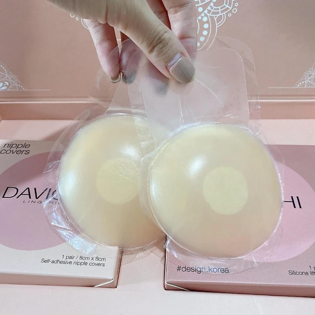 Miếng Dán Ngực Silicon DAVICHI Nâng Ngực Siêu Mỏng Tái Sử Dụng Nhiều Lần DORIS 2004