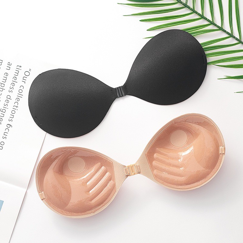Áo Dán Ngực Silicon Đệm Dày – Miếng Dán Ngực Tạo Khe, Không Lộ Dây, Kèm Dây Trong DORIS 0127