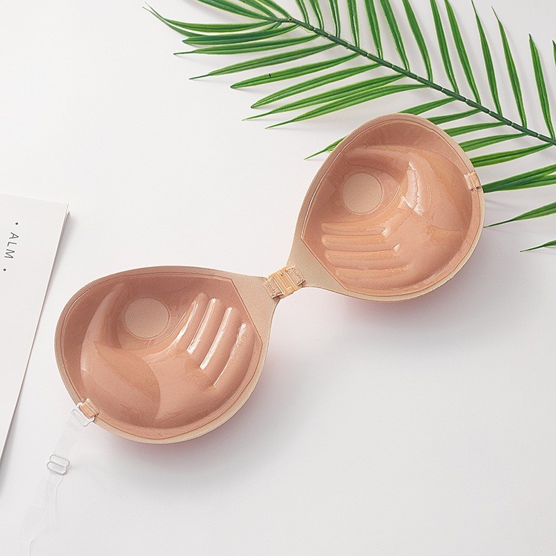 Áo Dán Ngực Silicon Đệm Dày – Miếng Dán Ngực Tạo Khe, Không Lộ Dây, Kèm Dây Trong DORIS 0127