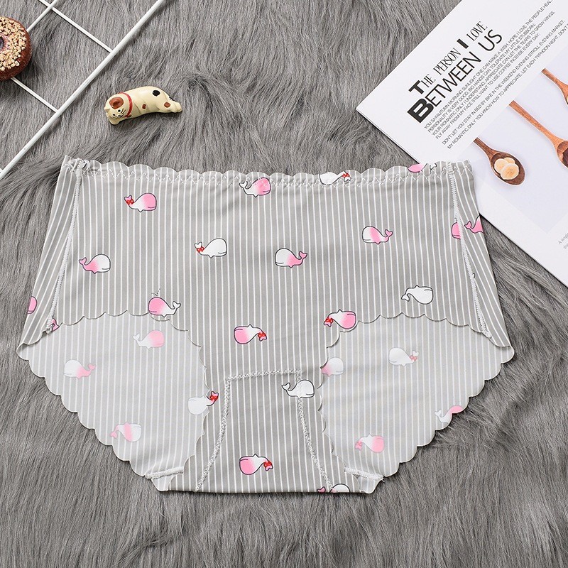 Quần lót cotton co dãn thoáng mát họa tiết siêu dễ thương DORIS - 012