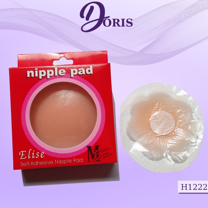 Miếng Dán Ngực, Dán Ti Silicon Tái Sử Dụng Bám Dính Cực Tốt DORIS - H1222