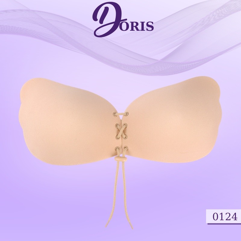 Áo Dán Nâng Ngực Cánh Tiên, Miếng Dán Nâng Ngực Dây Rút Tạo Khe Doris - 0124