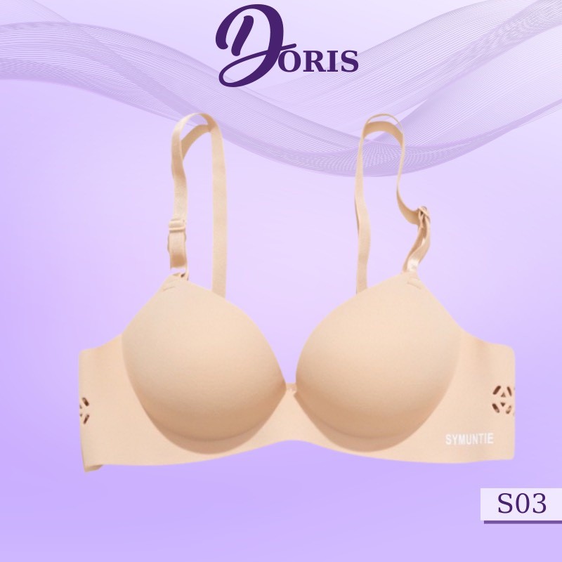 Áo ngực su đúc bàn tay nâng ngực tạo khe dây lưng cách điệu xinh xắn DORIS - S03