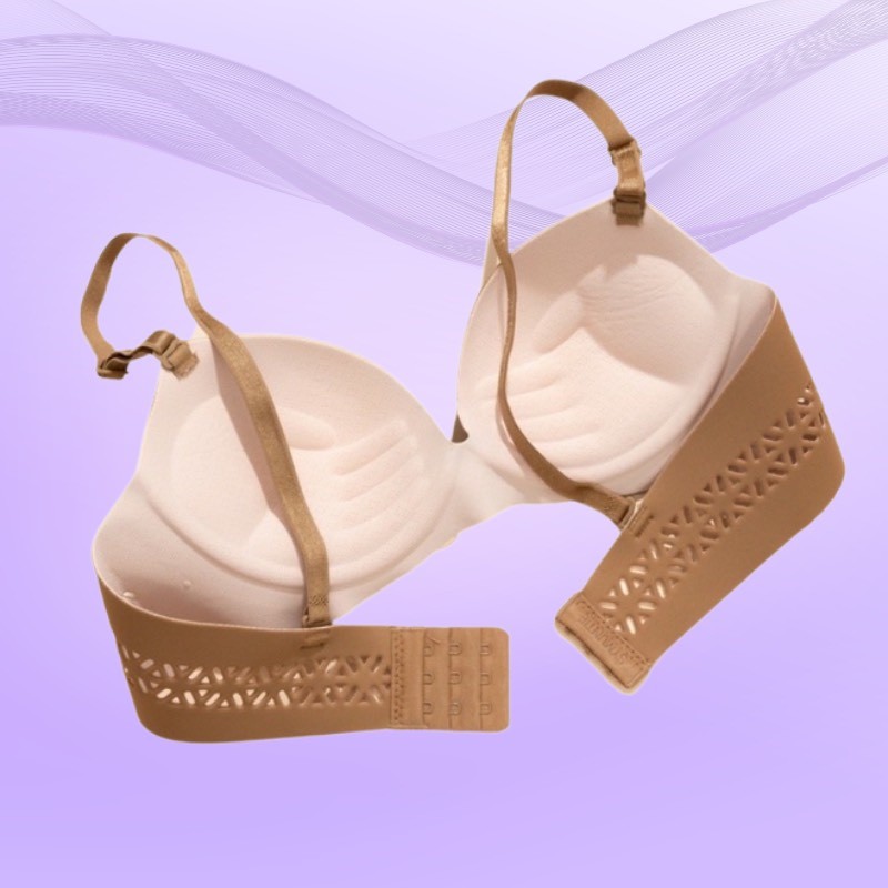 Áo ngực su đúc bàn tay nâng ngực tạo khe dây lưng cách điệu xinh xắn DORIS - S03