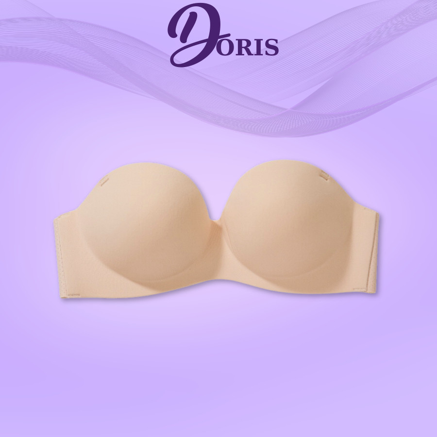 [Mã SGBAU30K giảm đến 30K đơn 99K] Áo Ngực Không Dây Su Đúc Cúp Nâng Ngực Hở Vai DORIS K70
