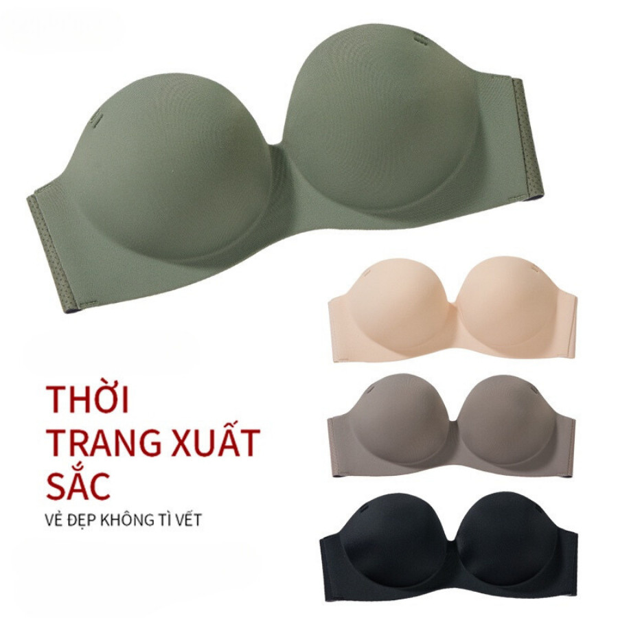 [Mã SGBAU30K giảm đến 30K đơn 99K] Áo Ngực Không Dây Su Đúc Cúp Nâng Ngực Hở Vai DORIS K70