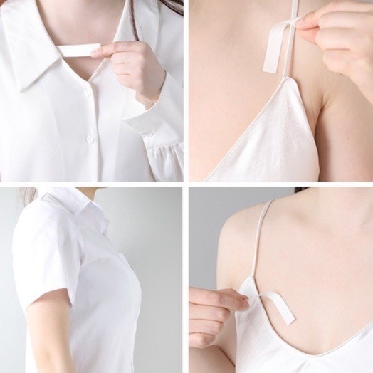 Bộ 36 Miếng Băng Dính Cố Định Quần Áo Dán Chống Lộ Hở Ngực Vai Áo Unisex DORIS 520