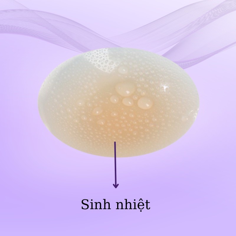 Miếng Dán Ngực Silicon Sinh Nhiệt Tự Thân Không Keo Dính Bám Cực Chắc Doris D189
