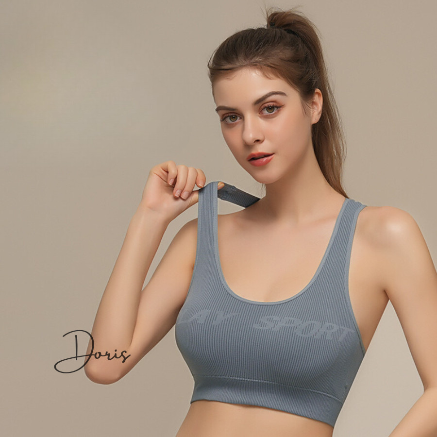 Áo Bra Thể Thao Nâng Ngực Tôn Dáng Thấm Hút Mồ Hôi DORIS 6933
