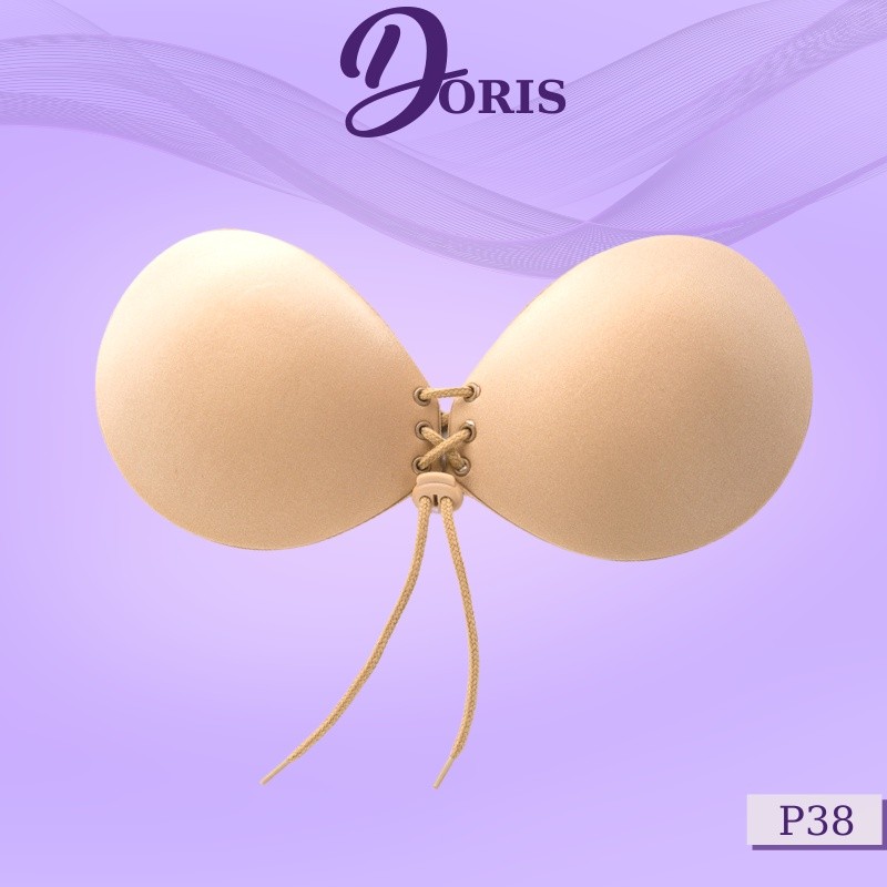 Áo Dán Ngực Bàn Tay Dây Rút Nâng Ngực Tạo Khe Kèm Dây Trong DORIS P38