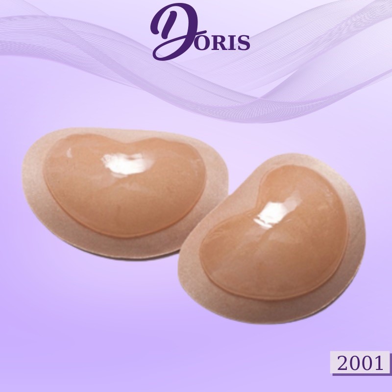 Miếng Dán Ngực, Mút Độn Ngực Trái Tim Siêu Dính Chống Trượt Đệm Dày DORIS - 2001