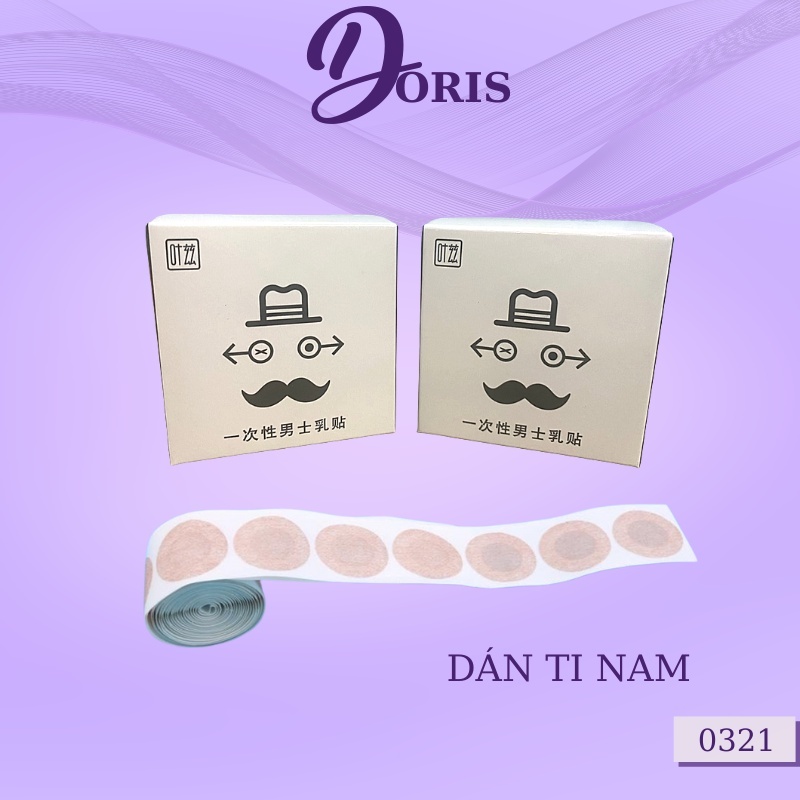 Cuộn Dán Ti Tàng Hình 100 Miếng Dán Bảo Vệ Ngực Cho Nam Giới DORIS 0321