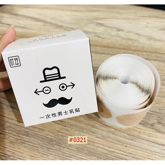 Cuộn Dán Ti Tàng Hình 100 Miếng Dán Bảo Vệ Ngực Cho Nam Giới DORIS 0321