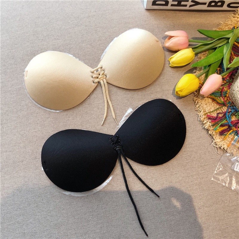 Áo Dán Ngực Bàn Tay Dây Rút Nâng Ngực Tạo Khe Kèm Dây Trong DORIS P38