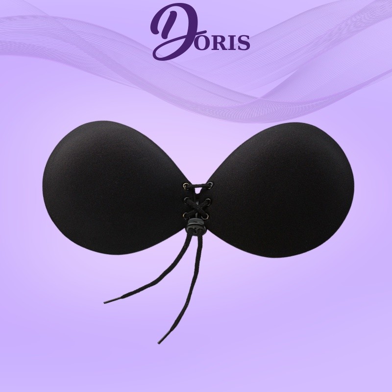 Áo Dán Ngực Bàn Tay Dây Rút Nâng Ngực Tạo Khe Kèm Dây Trong DORIS P38