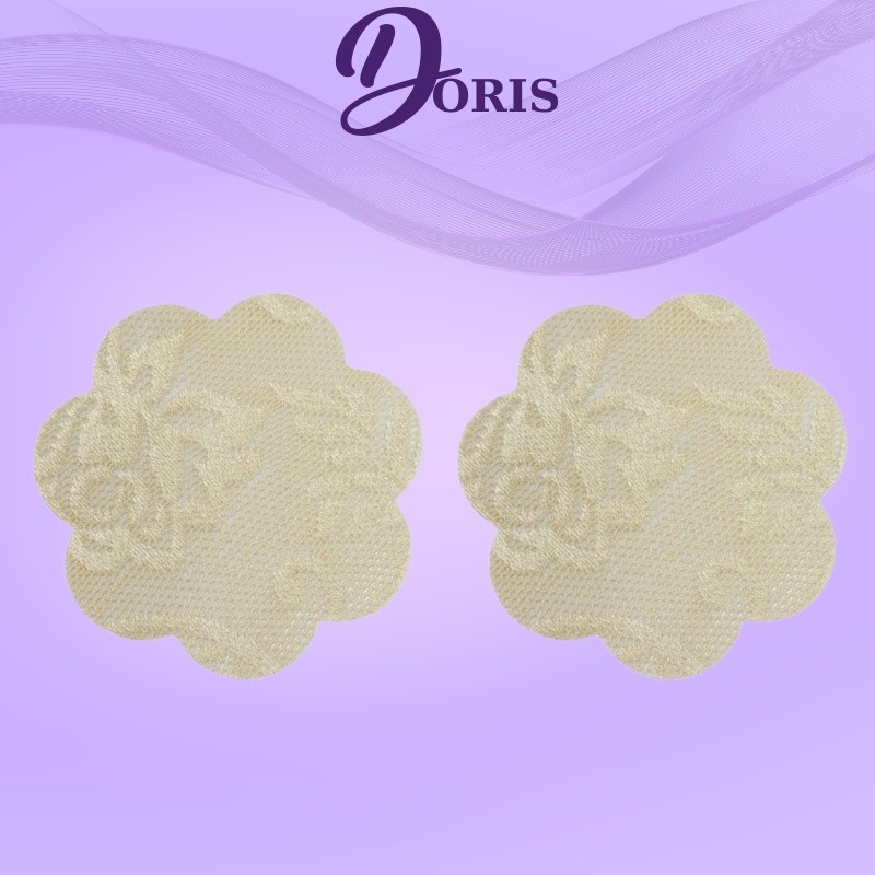 Miếng Dán Đầu Ti Chất Liệu Su Lụa Keo Bán Dính Tốt Gói 5 Cặp DORIS 2033