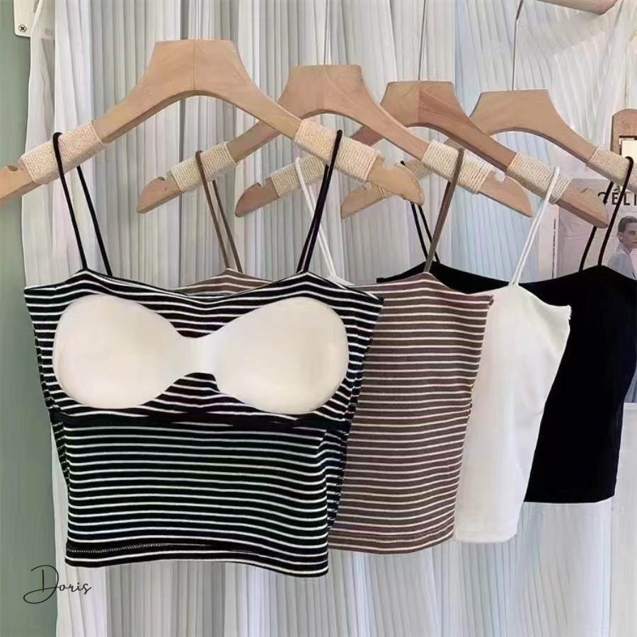 Áo Bra Cotton Co Giãn Thoáng Mát Có Kèm Mút DORIS 2866