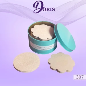 Miếng dán đầu ti loại giấy dùng một lần tiện lợi hộp 60 miếng DORIS - 307