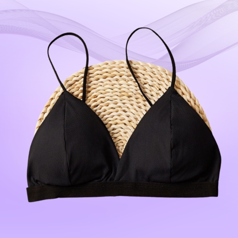 Áo lót ngực đệm mỏng cotton gân tăm siêu xinh DORIS - 812