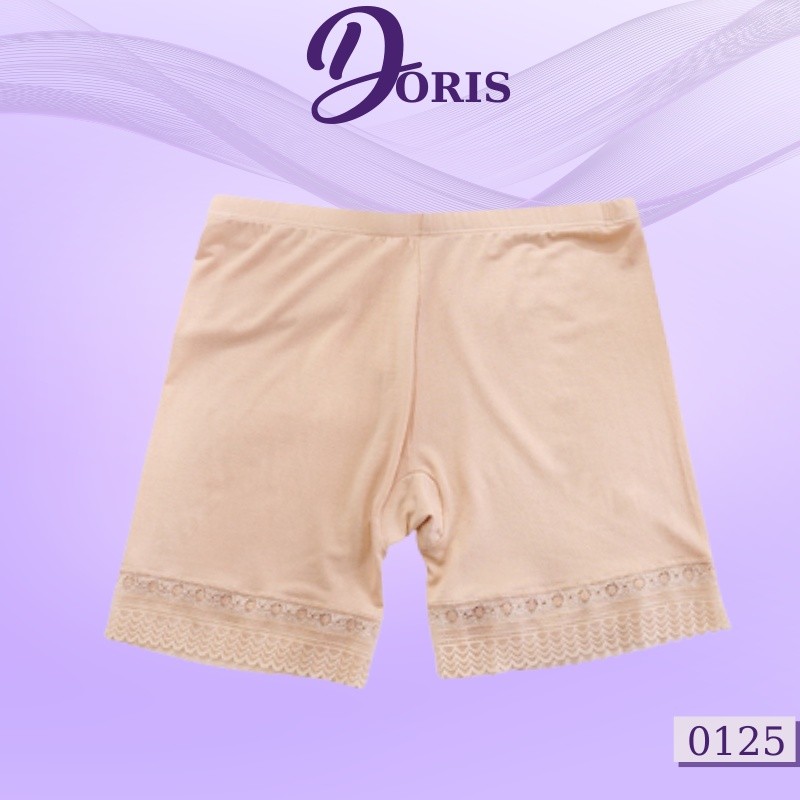 Quần đùi mặc trong váy cotton co dãn viền ren xinh xắn DORIS - 0125