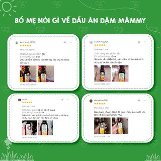 Dầu Olive bổ não Mămmy cho trẻ ăn dặm, hữu cơ nguyên chất chai 100ml