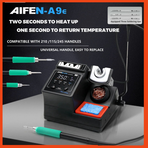 Máy hàn AIFEN A9E cầm tay, kèm 3 mũi hàn C210, tay cầm điều khiển 48W