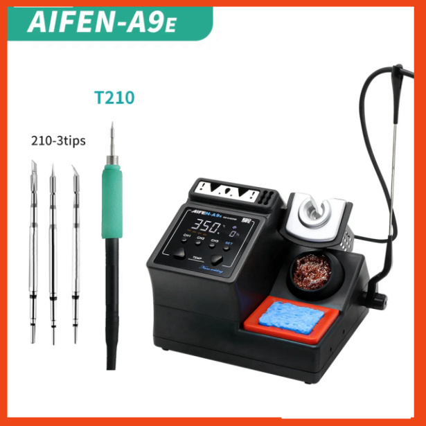 Máy hàn AIFEN A9E cầm tay, kèm 3 mũi hàn C210, tay cầm điều khiển 48W