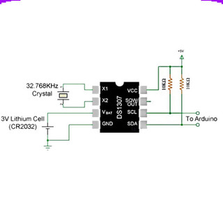 [Giá combo] (5 cái) IC RTC Thời gian thực DS1307 56B