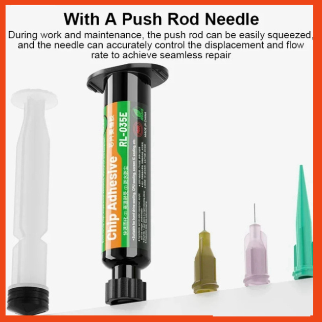 Keo UV dán viền iC RELIFE RL-035E 10cc phủ bảo vệ, cố định và cách điện mối hàn