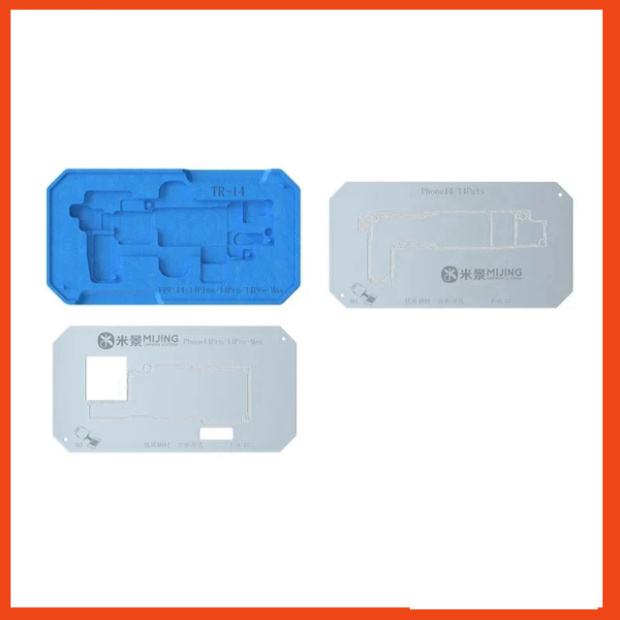 Khuôn và vỉ tạo chân viền điện thoại MIJING Z20PRO bộ gồm 14/Plus/Pro/Max