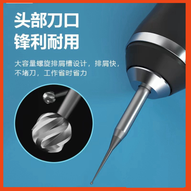 Mũi mài siêu nhỏ MAANT trục 2.35mm gắn máy mài mini để mài, khoét, làm sạch điểm nhỏ
