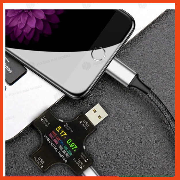 [DCSC] USB Digital Tester J7-c (4 đầu) - Đo dòng sạc và điện áp, có Bluetooth hoặc không Bluetooth