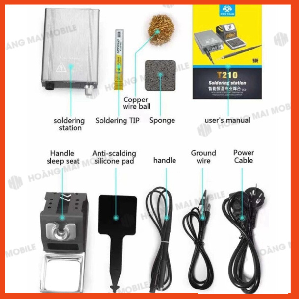 Máy hàn OSSTEAM T210 cầm tay, phù hợp mũi hàn C210