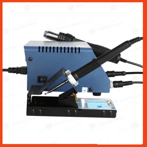 Máy hàn 2 in 1 KAISI 8512D, khò liền hàn cầm tay, phù hợp mũi hàn T12