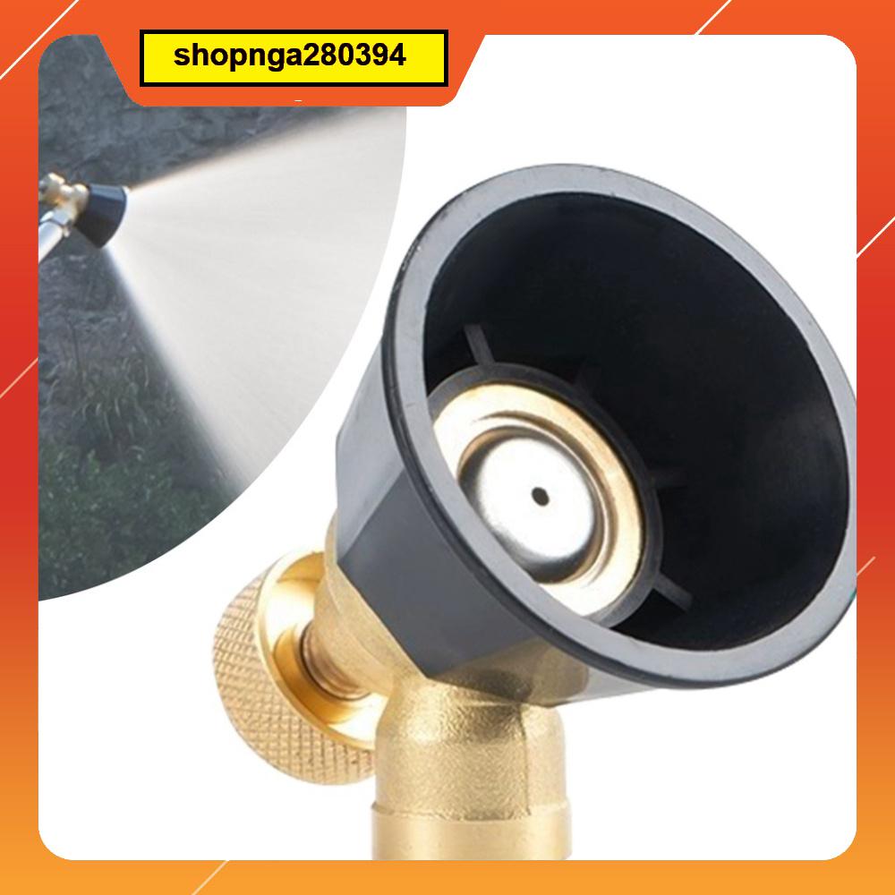 Vòi phun nước áp suất  bằng đồng tiện dụng gắn vào đầu vòi phun
