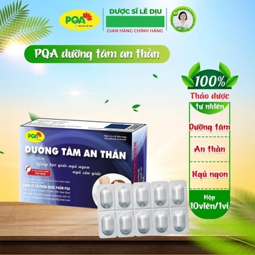 PQA Dưỡng Tâm An Thần giúp ngủ ngon, ngủ sâu giấc cho người bị suy nhược thần kinh, mất ngủ
