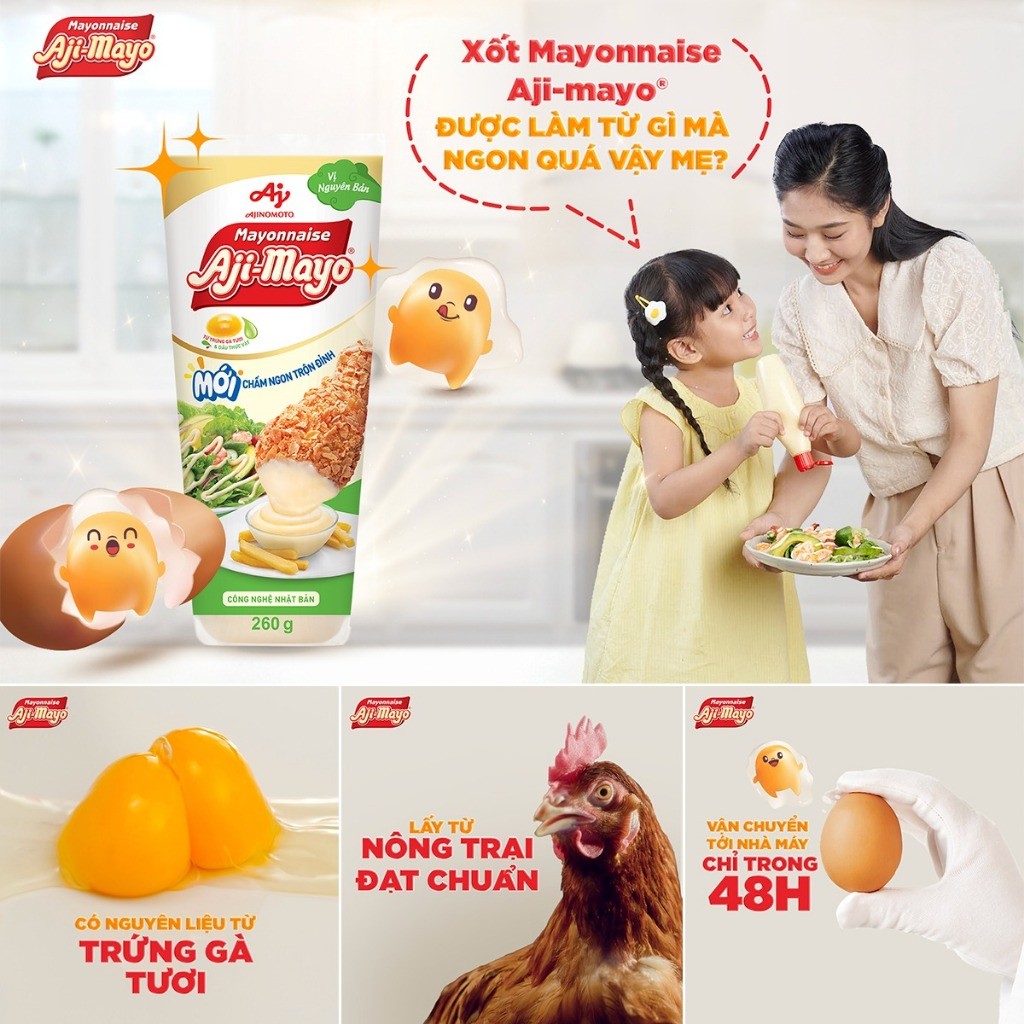 Ảnh Combo 2 Tuýp Xốt Mayonnaise Aji-mayo® Vị Nguyên Bản 260g/Tuýp 4