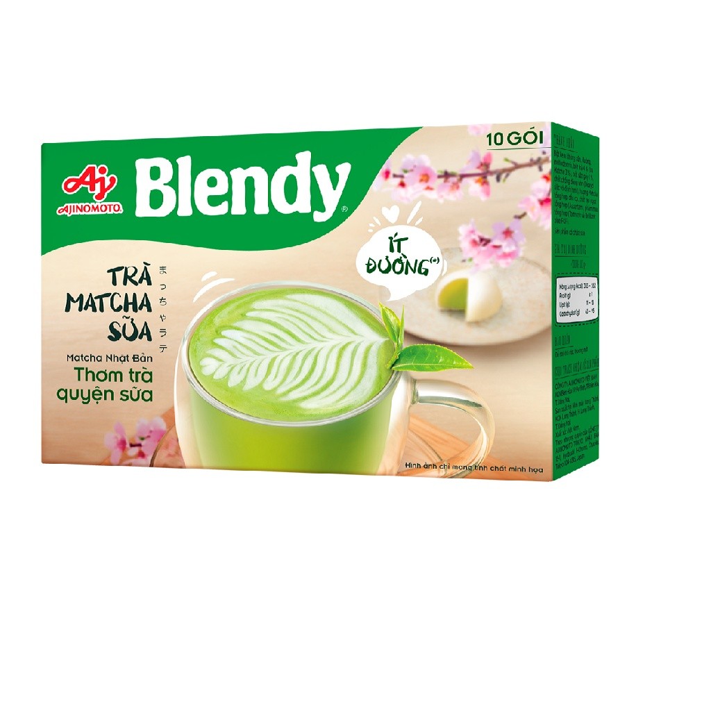 Ảnh Combo 2 Hộp Trà Matcha sữa Blendy® 160g/Hộp (1 Hộp 10 Gói) 2