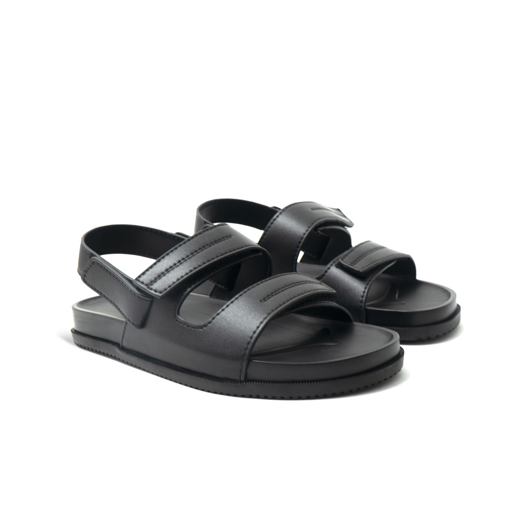 Ảnh Dép quai hậu nam G2 Kio kiểu Sandal nam, Giày xăng đan quai hậu đi học thời trang bằng da bò đế cứng cáp 3