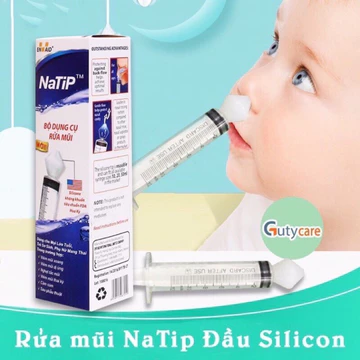 Dụng Cụ Rửa Mũi Natip Vệ Sinh Mũi Cho Bé An Toàn Tiện Dụng