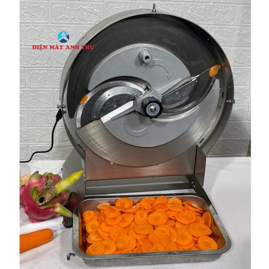 Máy Thái Lát Rau Củ Quả Chạy Điện , tay quay 2in1 – Điều Chỉnh Độ Dày 0 ...