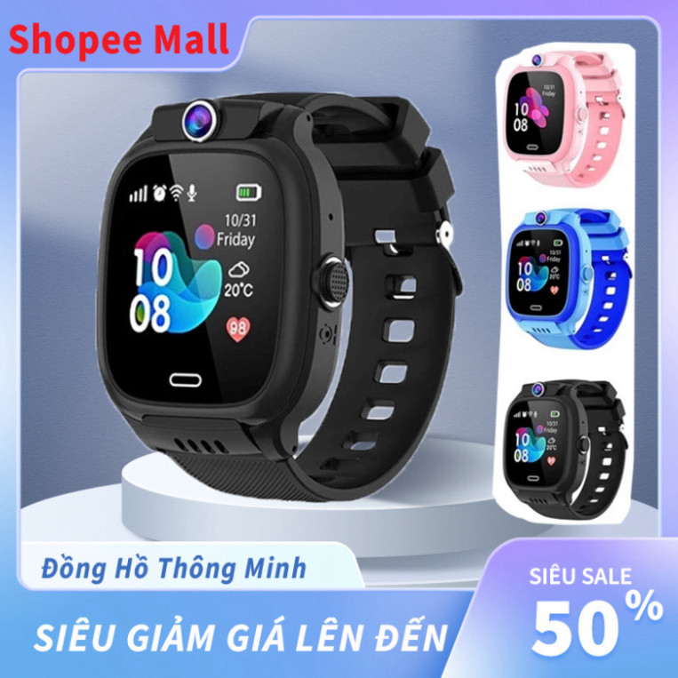 Đồng Hồ Thông Minh Trẻ Em Y36, 4G/Gọi Video, Lắp Sim 4G Nghe Gọi - Định Vị, Giám Sát, Chống Nước - Có Tiếng Việt 2024