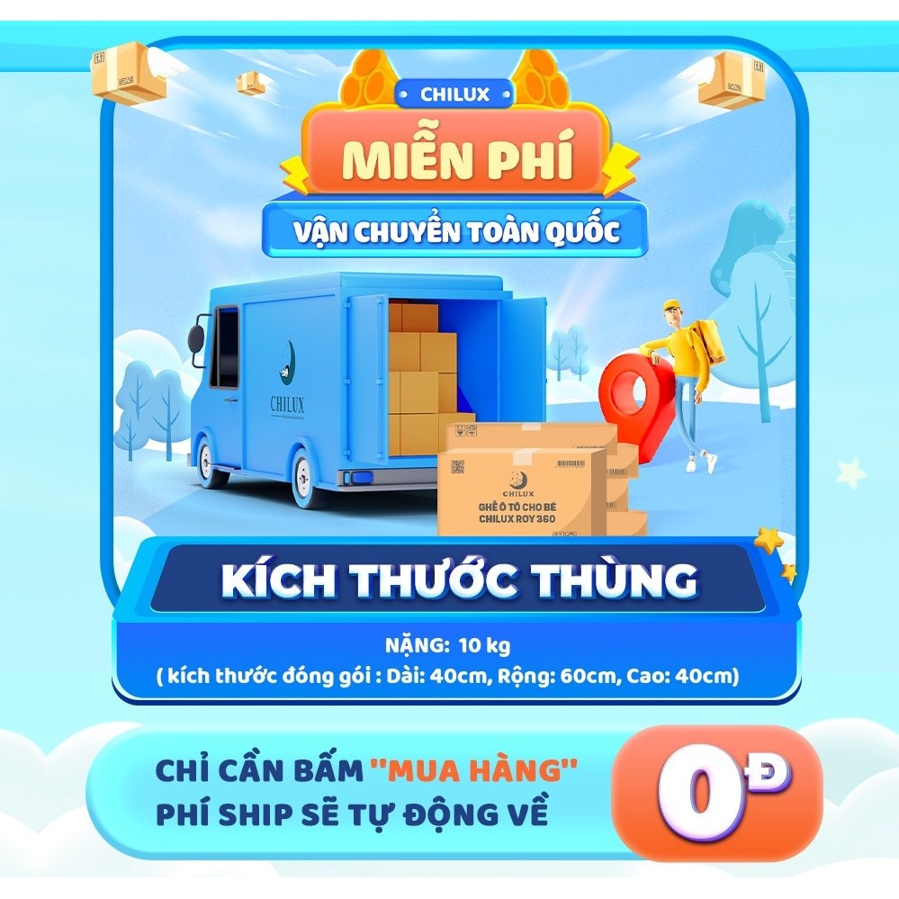 Ghế ngồi ô tô cho bé Chilux Roy 360 - Hình ảnh 12