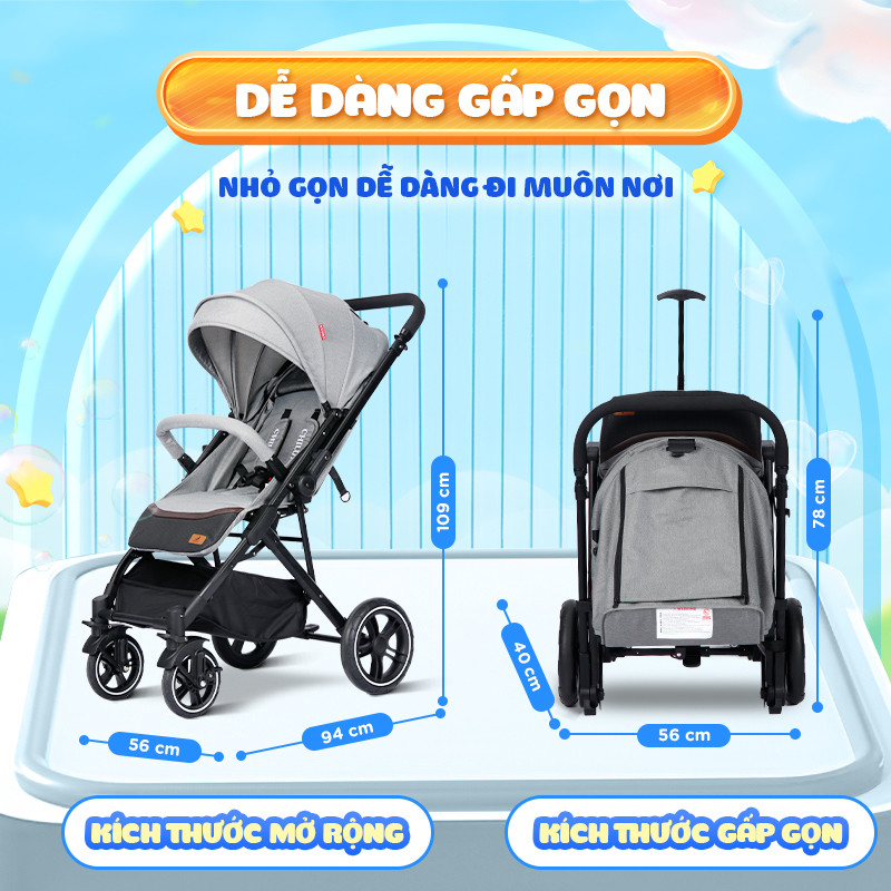 Mô tả Xe đẩy 2 chiều Chilux K3 - An toàn, Hiện đại, Tiện lợi - 2