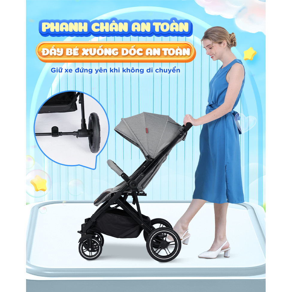 Mô tả Xe đẩy 2 chiều Chilux K3 - An toàn, Hiện đại, Tiện lợi - 6