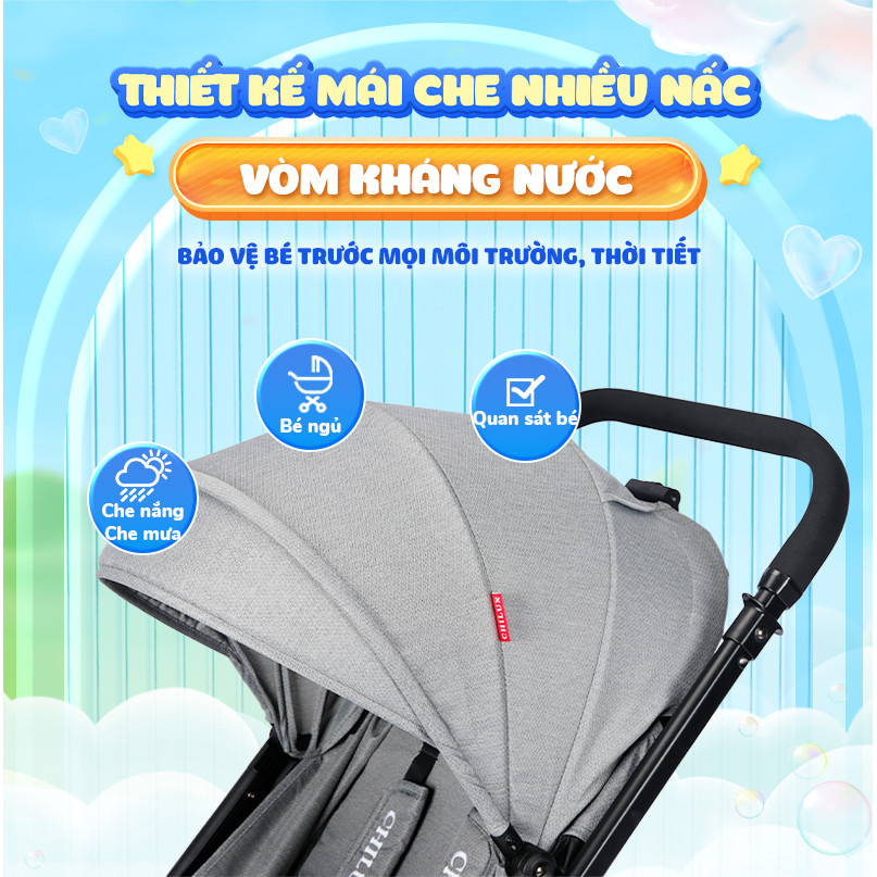 Mô tả Xe đẩy 2 chiều Chilux K3 - An toàn, Hiện đại, Tiện lợi - 10